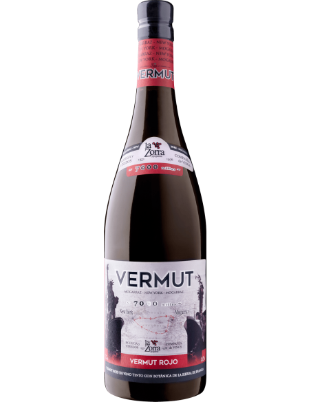 Vermut Rojo 7000 Millas. Bodegas La Zorra. Mogarraz.